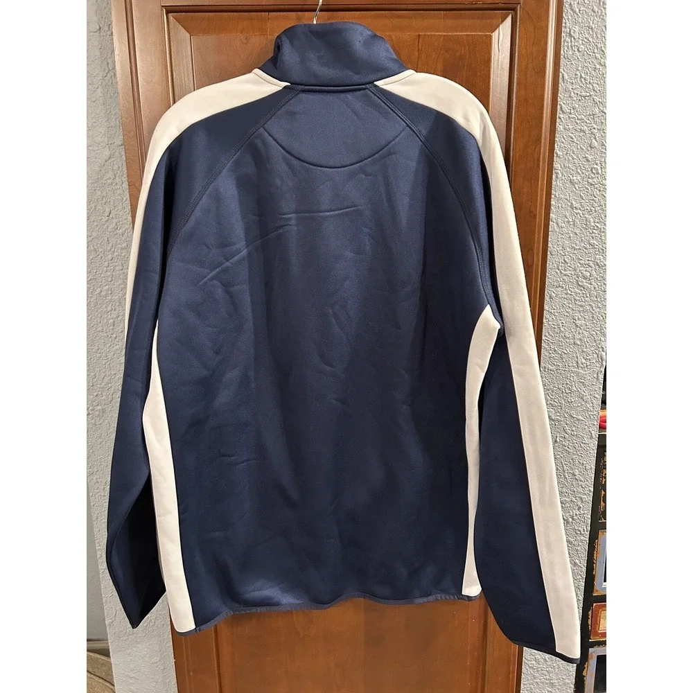 Auburn Tigers NCAA G-III Men's Large 1/4 Zip Pull Over Navy Blue Slanted Zipper